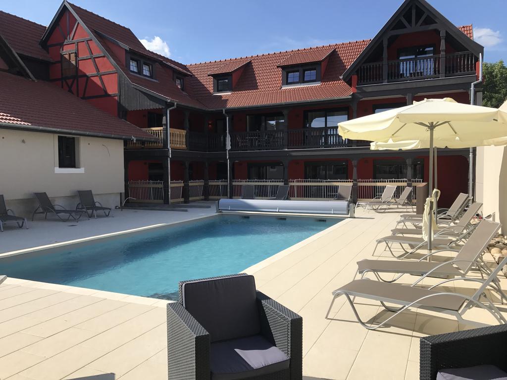 Au Soleil, Hotel Restaurant & Spa Valff Экстерьер фото